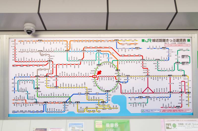 東京の路線図