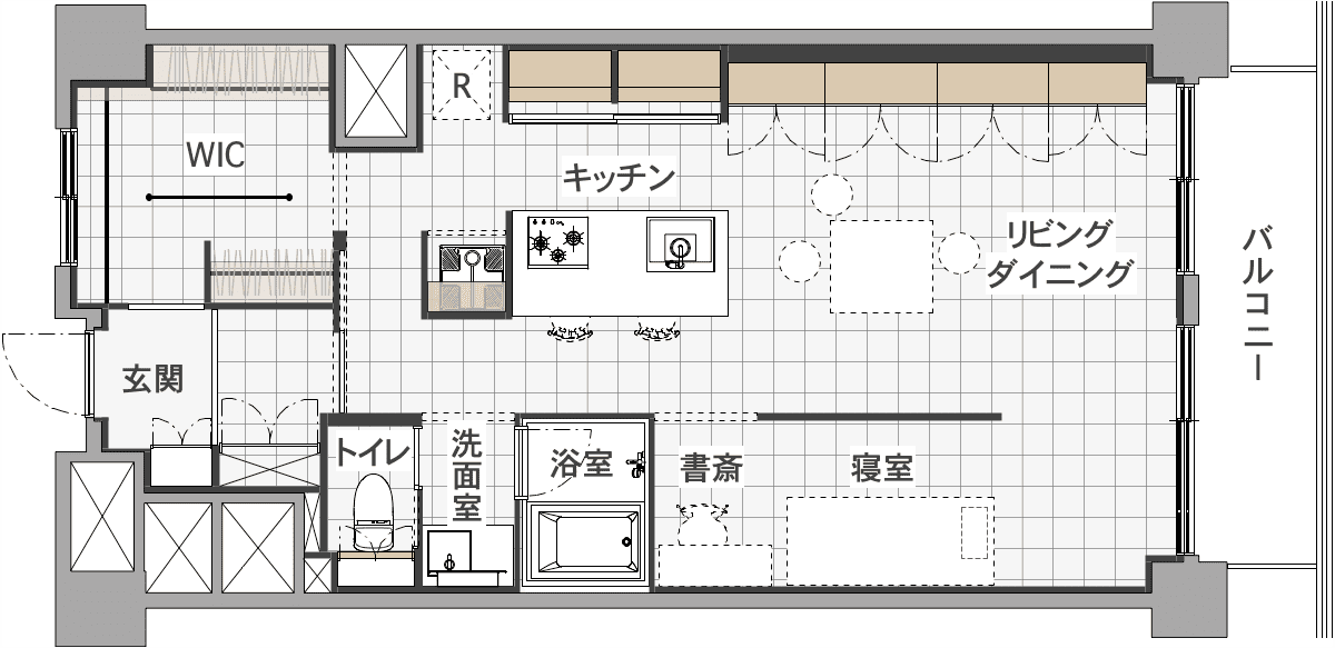 上質なアート空間を再現したリノベーションAfter