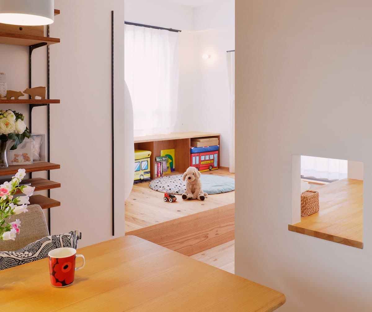 子ども部屋の一角に設けられた小上がり