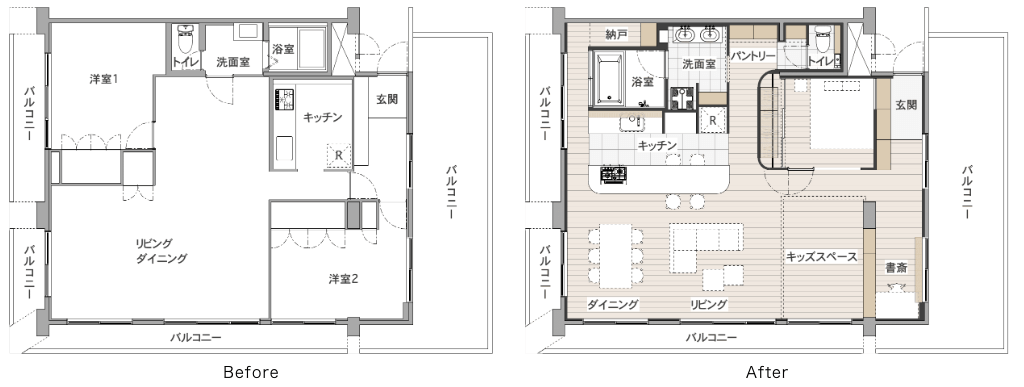 主役級の造作キッチンで毎日の料理が楽しく便利に⑤