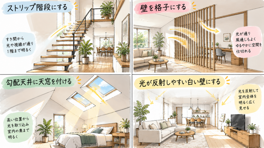 8坪狭小住宅 日当たり改善アイデア