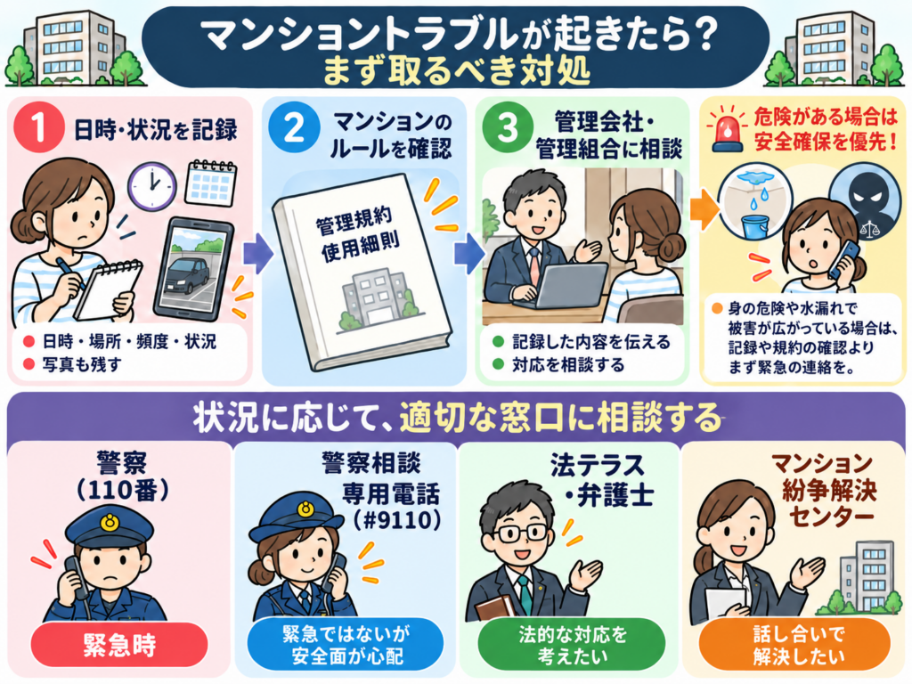 マンショントラブル対処法