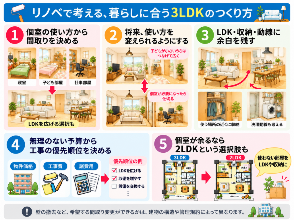 マンション｜リノベで考える3LDK