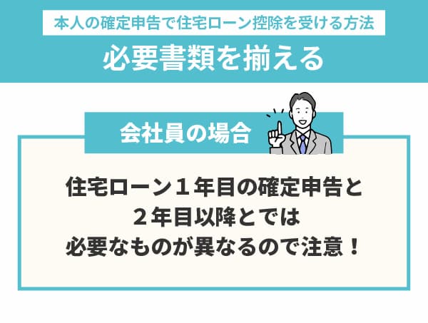 確定申告で住宅ローン控除を受ける方法1：必要書類をそろえる