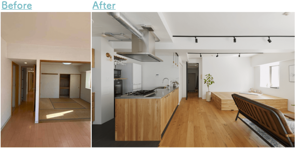 天井高さを確保する