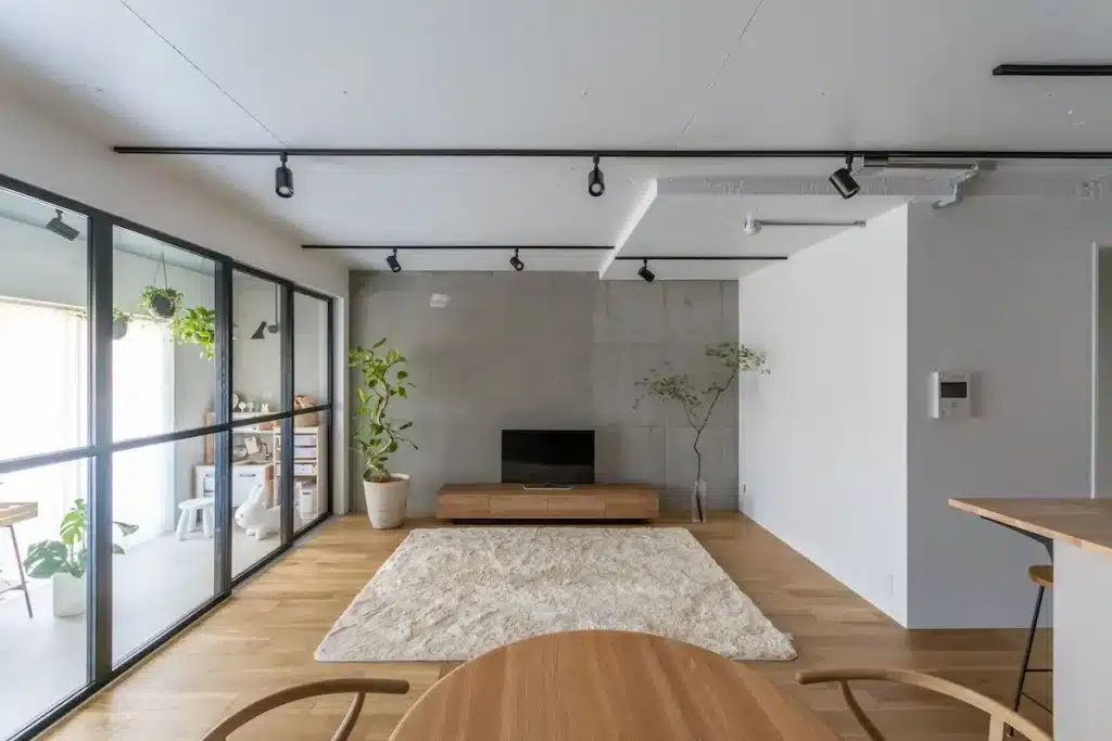 事例②ベランダと室内を一体的に使う