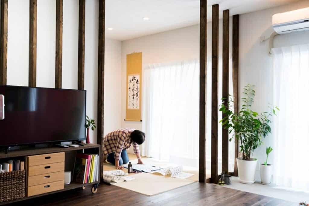 バラガンピンクの多趣味な家