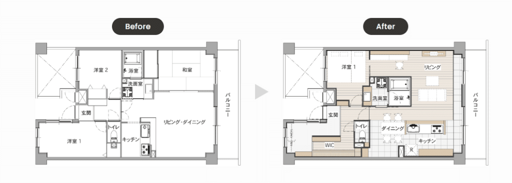 明るく生まれ変わったヒュッゲなおうち