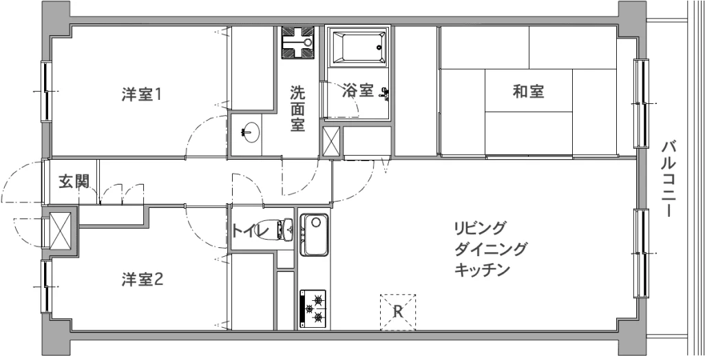 3人暮らし｜ワークスペースの場所を工夫して