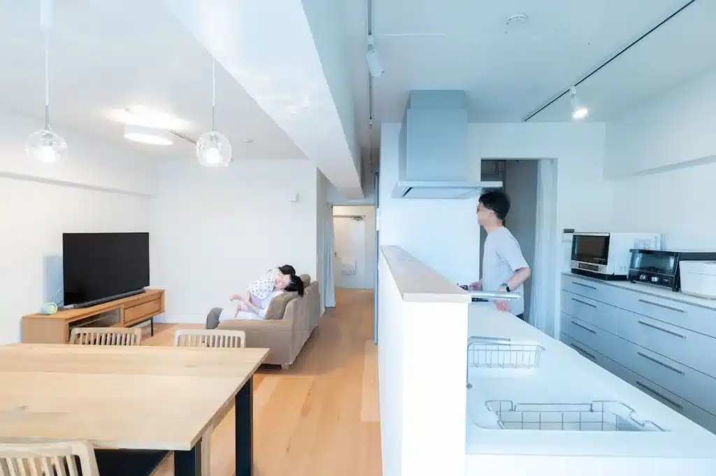 3人暮らし｜ワークスペースの場所を工夫して