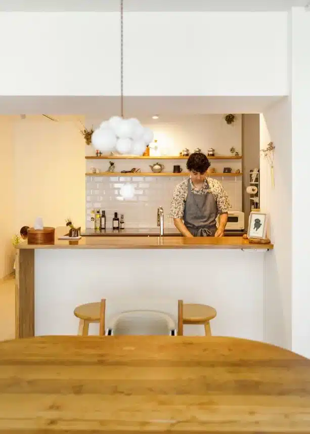 3人暮らし｜ワークスペースの場所を工夫して