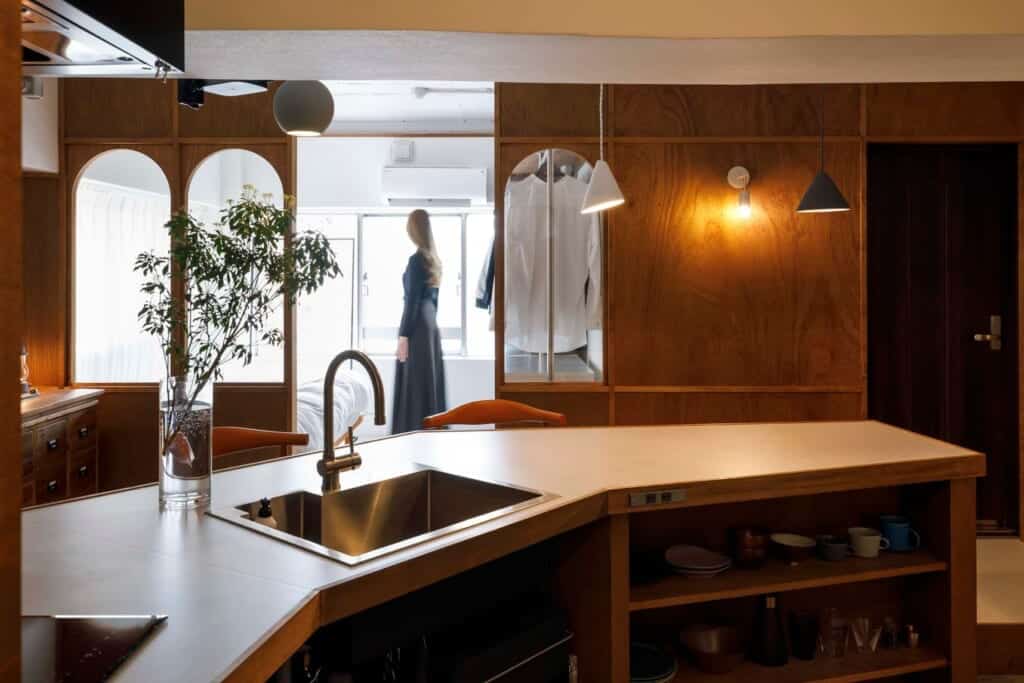 三日月天板の住まい