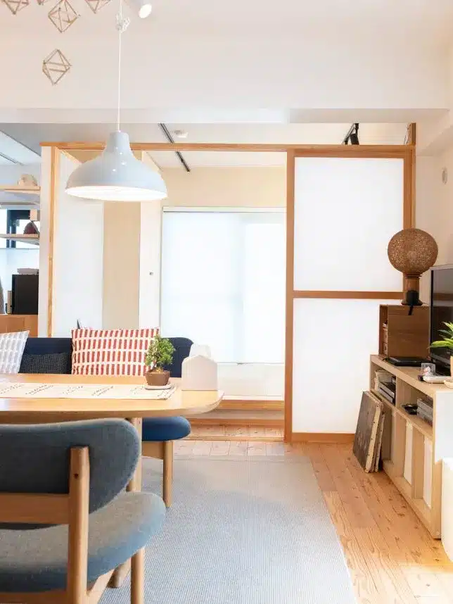 リビング中心に、時間を共有するレイアウト