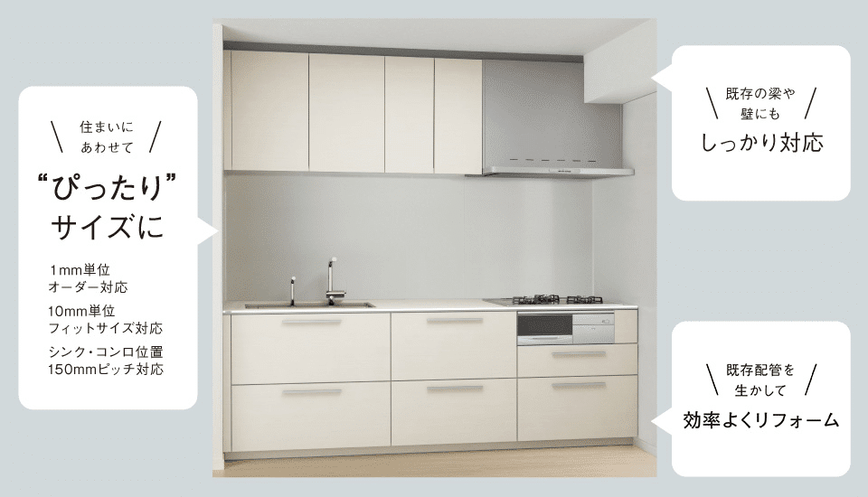 TOTOのシステムキッチン