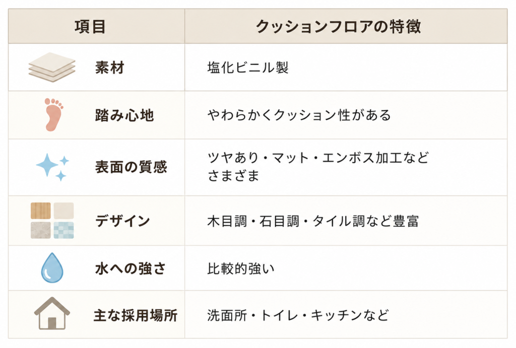 クッションフロアとは？
